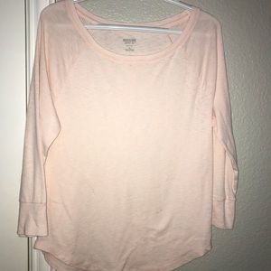 Light pink pajama top